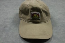 Ben Davis Hat Cap Strap Back One Size Beige Logo Patch Mens Cotton Twill