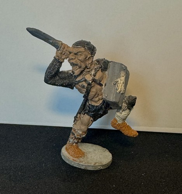 #ad 1985 Vintage Dungeons amp; Dragons Metal Miniature Leaping Giant Hand Shield $36.95