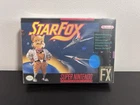 Starfox SNES Complete in Box Near Mint Authentic Tested