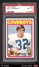 1972 Topps #301 Walt Garrison Cowboys Oklahoma St PSA 8 - NM/MT