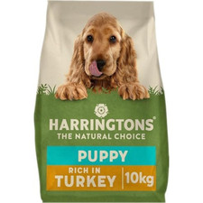 Harringtons Complete Puppy Dry Dog Food Turkey & Rice 10kg - Made with All Natu 2.75 per kilo