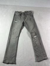 Levi's 511 Slim Jeans Boy's Youth 14 Regular 27x27 Gray Stretch Denim 5 Pocket
