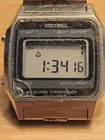 Vtg 1984 Seiko A914-5A09 Alarm Chronograph Digital Lcd Mens Watch PARTS-WORKS ?