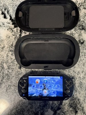 PS Vita OLED 1100/1101  w/ 128GB SD2Vita, New Battery, Sony Case