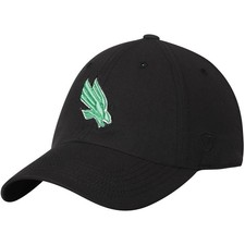 Men's Top of the World Black North Texas Mean Green Primary Logo Staple
