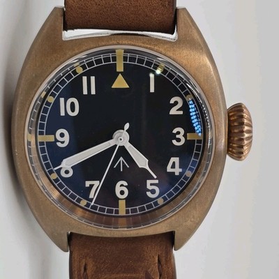 Tandorio Solid Bronze Automatic NH35 Watch Black Dial 36mm
