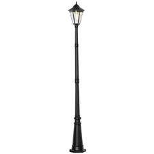 Outdoor Patio Lamp Post Light Solar LED Streetlight for Backyard Garden Driveway