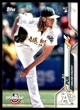 A.J. Puk 2020 Topps Athletics #OAK-12 Athletics MLB READ FREE SHIP AutographDen