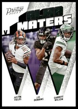2023 Panini Prestige #AM-2 Garrett Wilson / J.K. Dobbins / Justin Fields