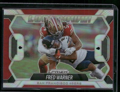 2025 Panini Prizm #18 Fred Warner Lockdown! silver