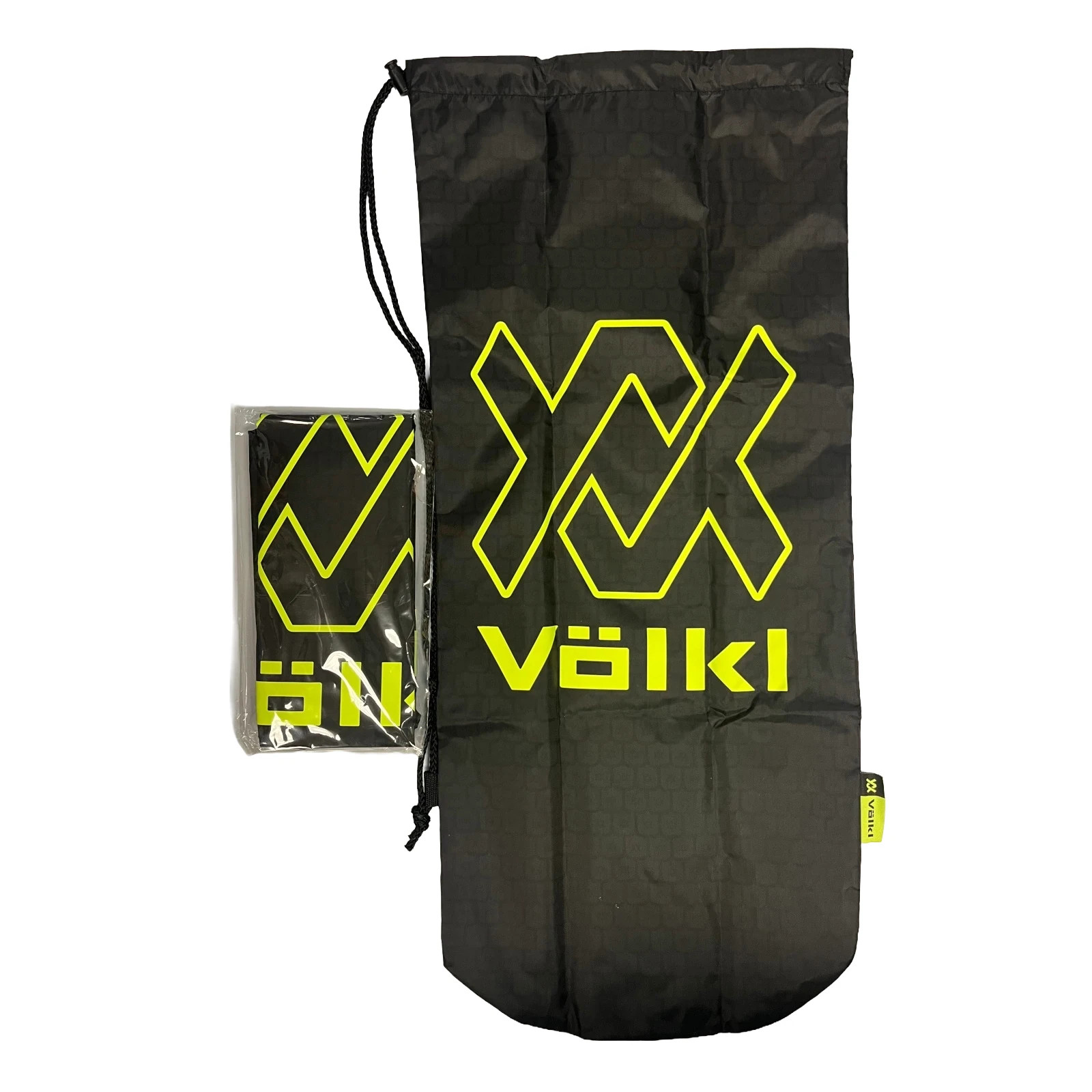 Volkl Tennis Racquet Cinch Sack - Black/Yellow with Black St