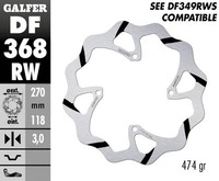 Bremsscheibe Wave Galfer Suzuki Rmx 450 / RM-Z 250 DF368RW