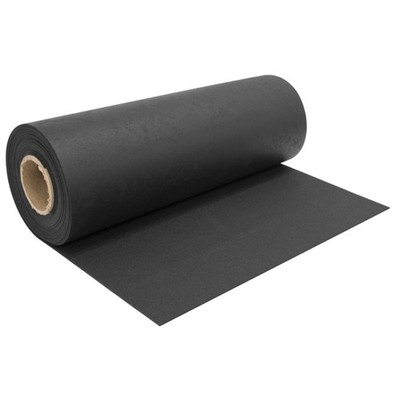 Multy Home 27 in. W X 50 ft. L Black None Rubber Utility Mat