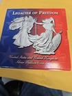 2023 Leagacies of Freedom US and UK Silver Eagle Set