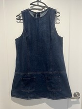 Cider Women’s Size XL Dark Denim Sleeveless Mini Dress