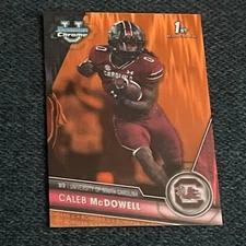 2023 Bowman U Chrome Surge Orange Caleb “JuJu” McDowell /25 #76 Jersey #Match 21