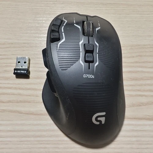 Logitech Logicool G700S Rechargeable 13 Button Gaming Mouse Wireless Working