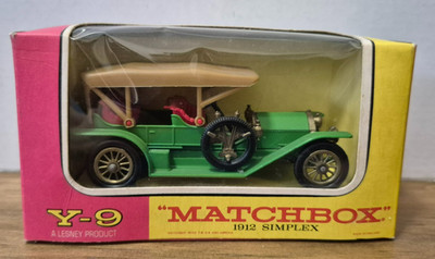 Y  9 1912 Simplex Models of Yesteryear Matchbox - mit F Box -