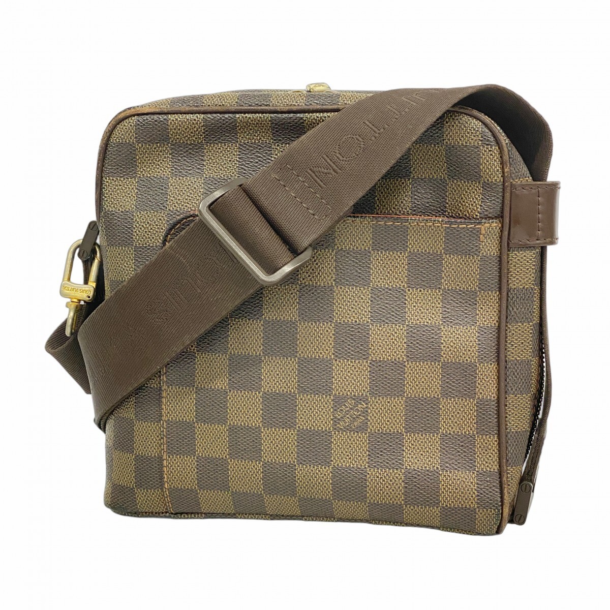 Louis Vuitton Shoulder Bag Damier Olaf PM N41442 Ebene 850550