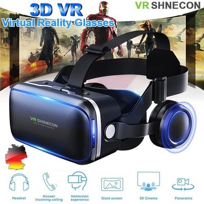 4.7 6''Handy Universal Vollbild 3D Brille Virtual Reality Headset VR Gläser 360°