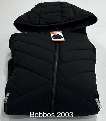 Dkny Women s Hooded Puffer Jacket, Black, Size XXL