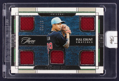 2024 Panini Three and Two Full Count Swatches Relic Yu-Min Lin DBacks /32
