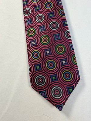 Robert Talbott Carmel Mens Silk Tie USA LIONEL SMITH LTD Geometric NWT $135 0014