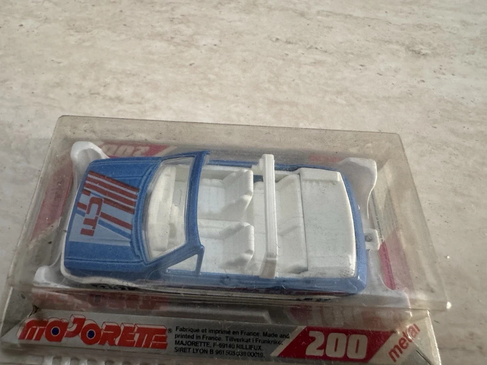 MAJORETTE PEUGEOT CABRIO N. 210 SCALA 1:55 NUOVA IN BOX DA COLLEZIONE - Immagine 3 di 4