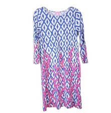 Lilly Pulitzer Ophelia Swing Dress Blue Size Medium
