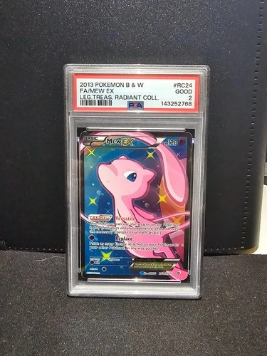 Pokemon Legendary Treasures Radiant Collection Mew EX RC24/RC25 PSA 2 - LOW POP