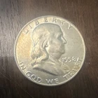 1958 Franklin Half Dollar Philadelphia Mint Silver 50C Circulated