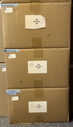 OKI MICROLINE 491 Dot Matrix Printer ML491 62419003 Fully Tested FREE SHIPPING - Picture 3 of 3