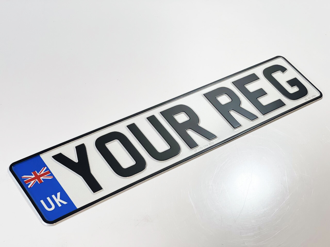 Pressed Metal Number Plates UK Union Jack Badge 3D MOT Road Legal eBay