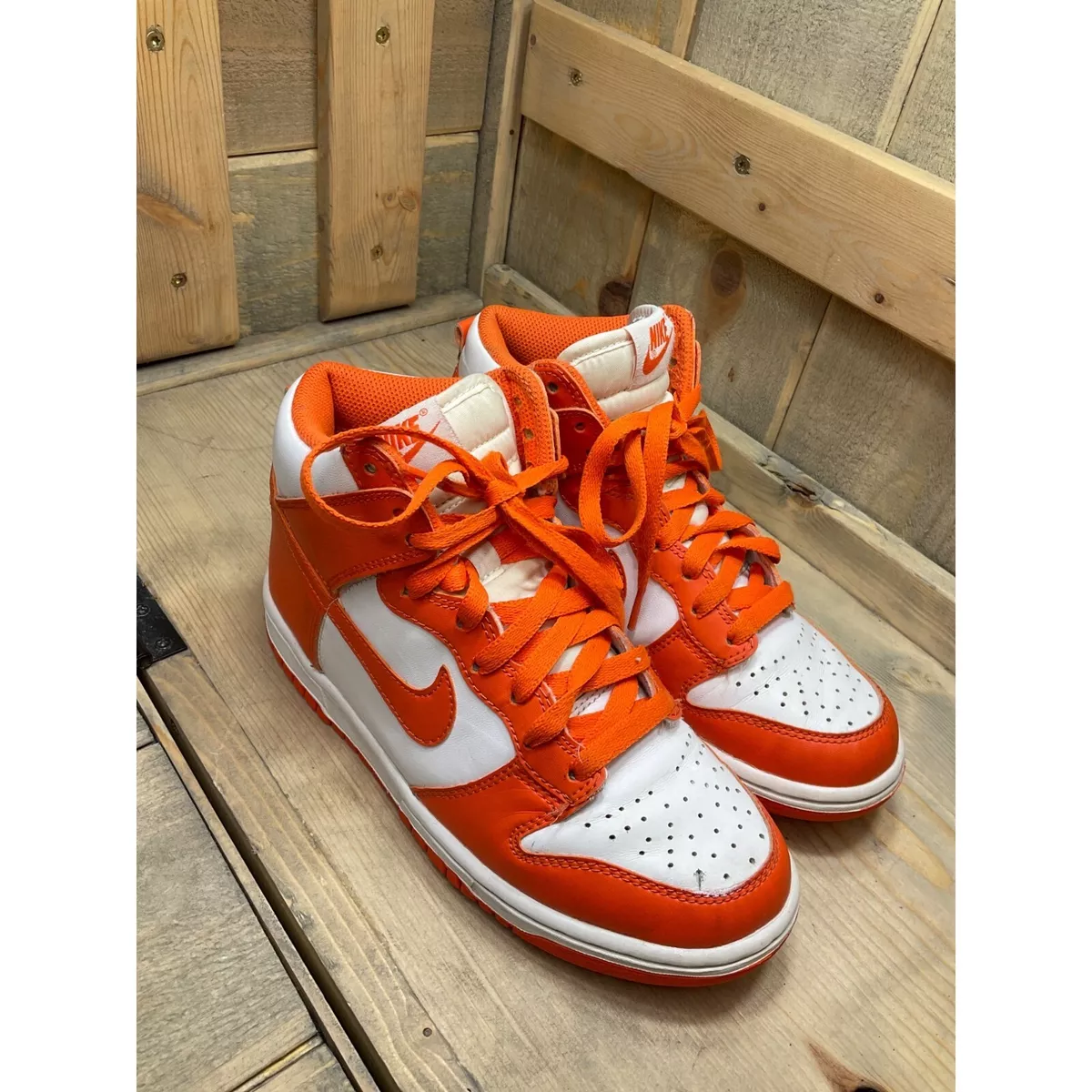 Nike Dunk High SP Syracuse Orange Blaze DB2179-100 GS Size 4Y