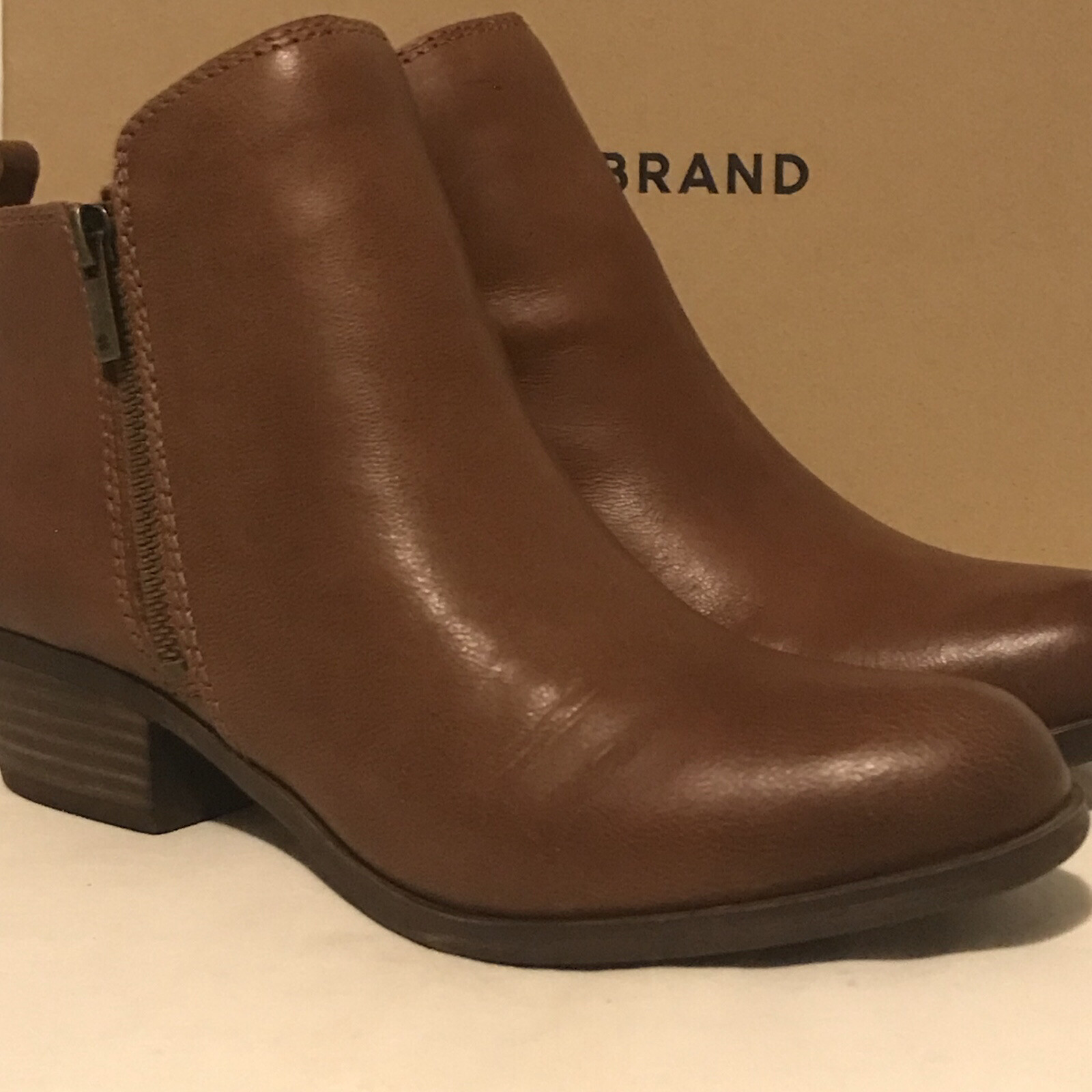 lucky brand toffee booties