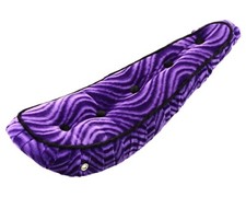 Lowrider Purple Banana Velour Button Stitch Polo Seat for 20" Bikes