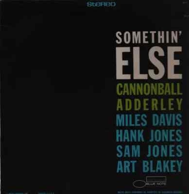 Cannonball Adderley Somethin Else INSERT JAPAN Blue Note Vinyl LP