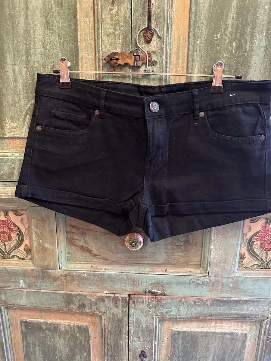 Black denim shorts primark sales