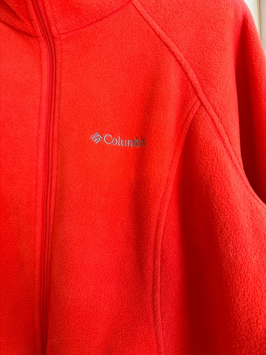 Coral columbia fleece shop jacket