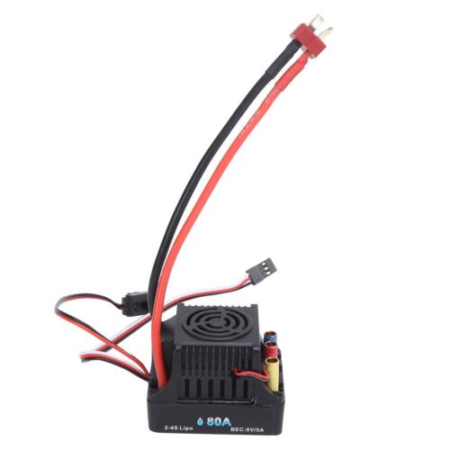 80A RC Brushless Waterproof ESC Electronic Speed Controller for 1/8 RC Car Parts - Picture 1 of 9