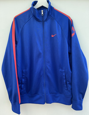 Manchester United Track Jacket Blue Nike Full Zip Training Top