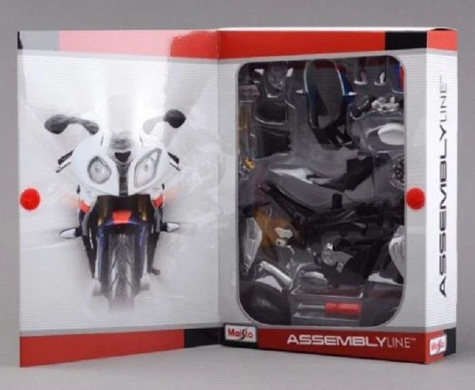 Maisto 1:12 BMW S1000RR 39191 Assemble DIY Motorcycle Bike Model Toy New In Box - Image 2 of 4