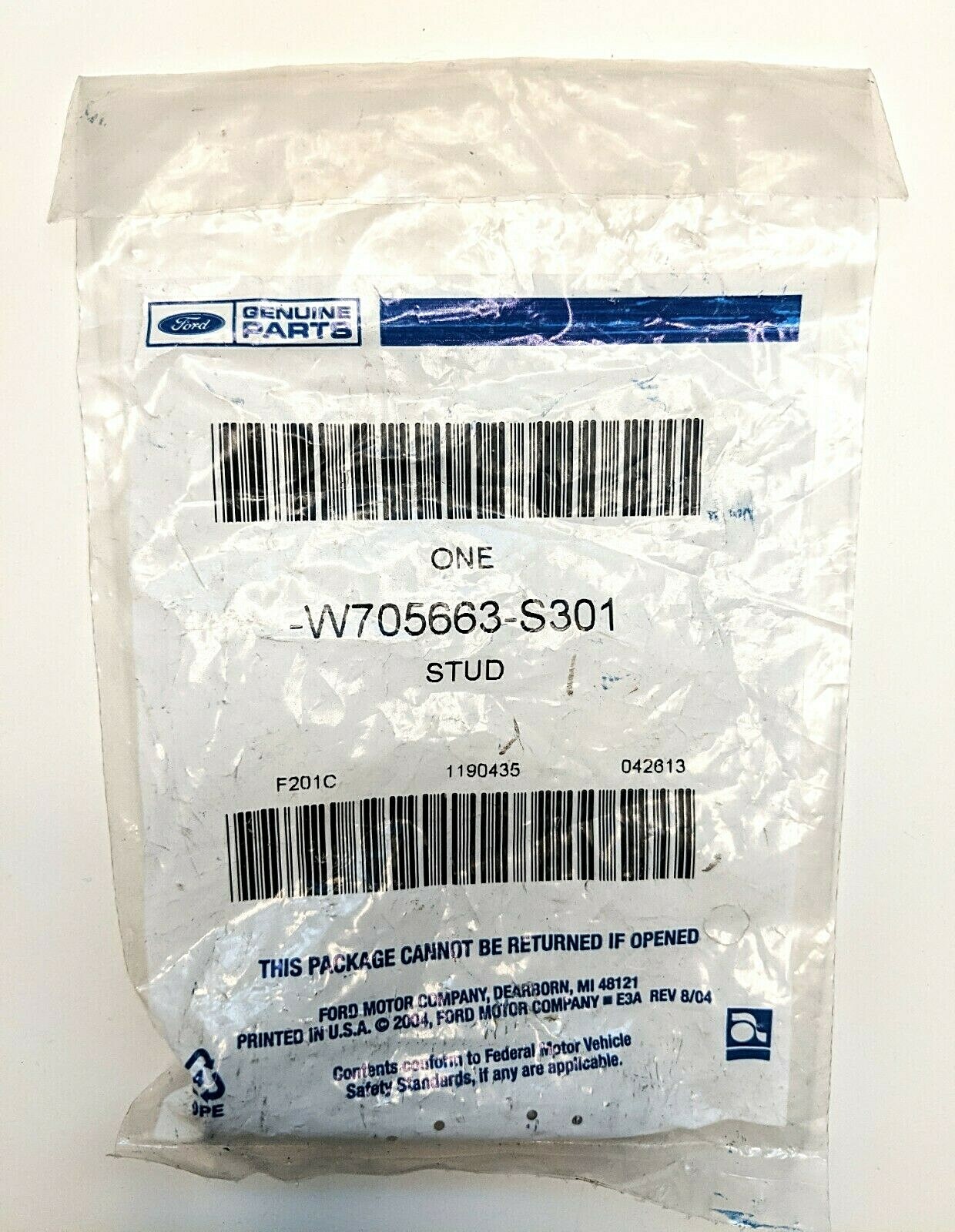 Genuine Ford Wheel Stud W705663-S301 Qty. 1 | eBay