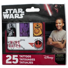Star Wars Tattoos Lucasfilm Episode VII Disney Birthday Party Favor SandyLion 25