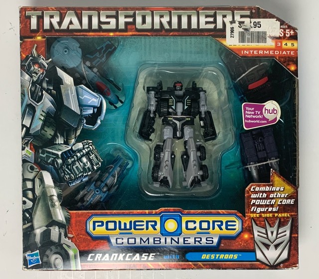 Hasbro Transformers Power Core Combiners - Decepticons, Crankcase with Destron Drones Action
