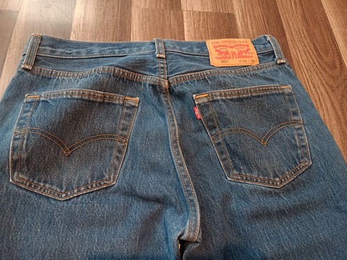 Levis 501 Hombre TALLA 33X30 (talla real 31x26) Color Azul Vaqueros Usados - Imagen 11 de 15
