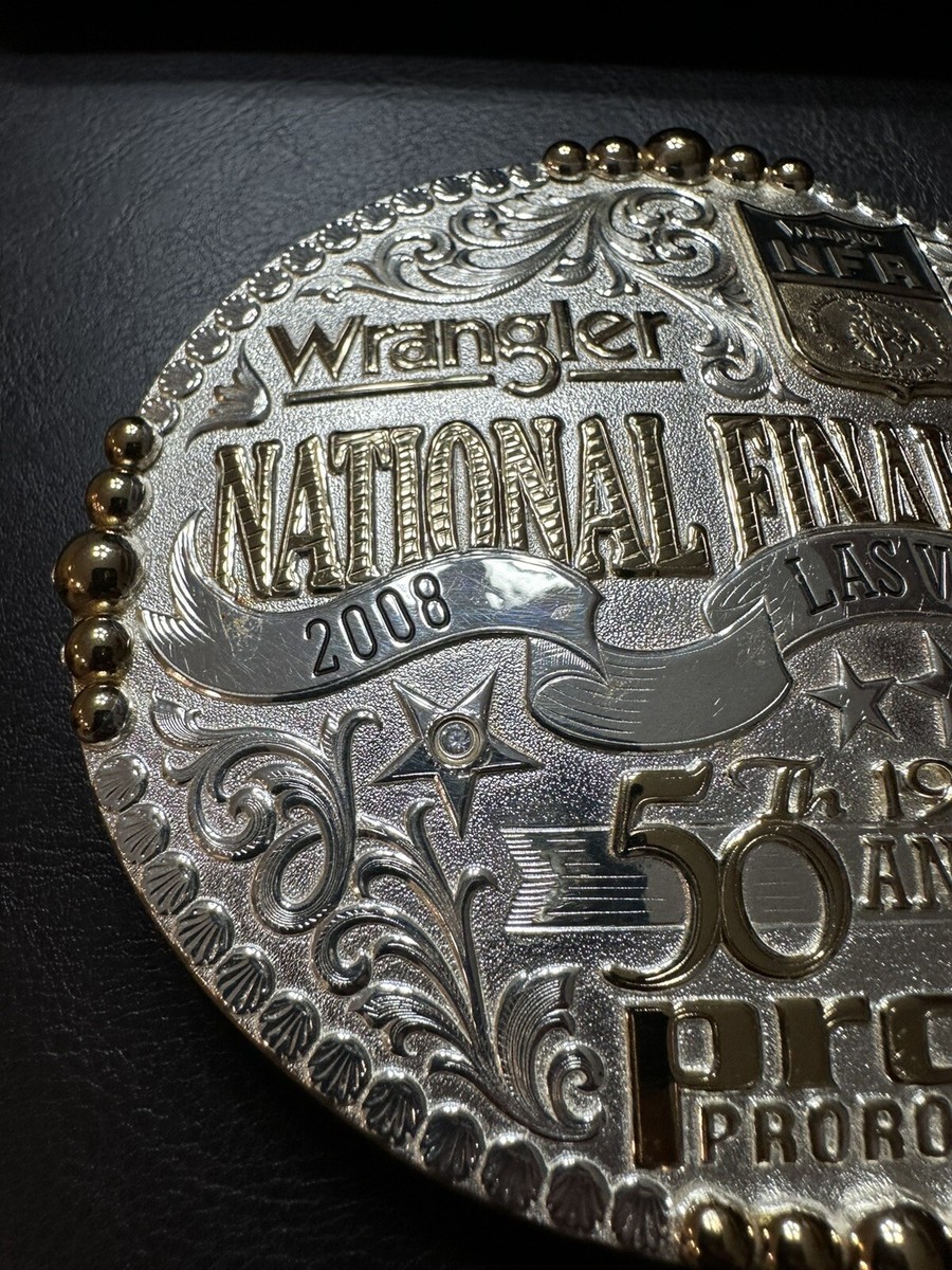 Montana Silversmith 2008 NFR 50th Anni Limited Edition #1555