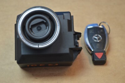 2010 W212 MERCEDES BENZ E63 AMG IGNITION SWITCH MODULE WITH KEY 