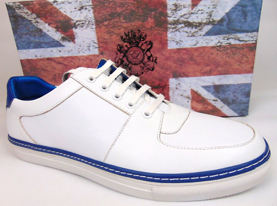 NEW! English Laundry Men's Redbridge Fashion Sneaker, Size 10.5 M White Leather