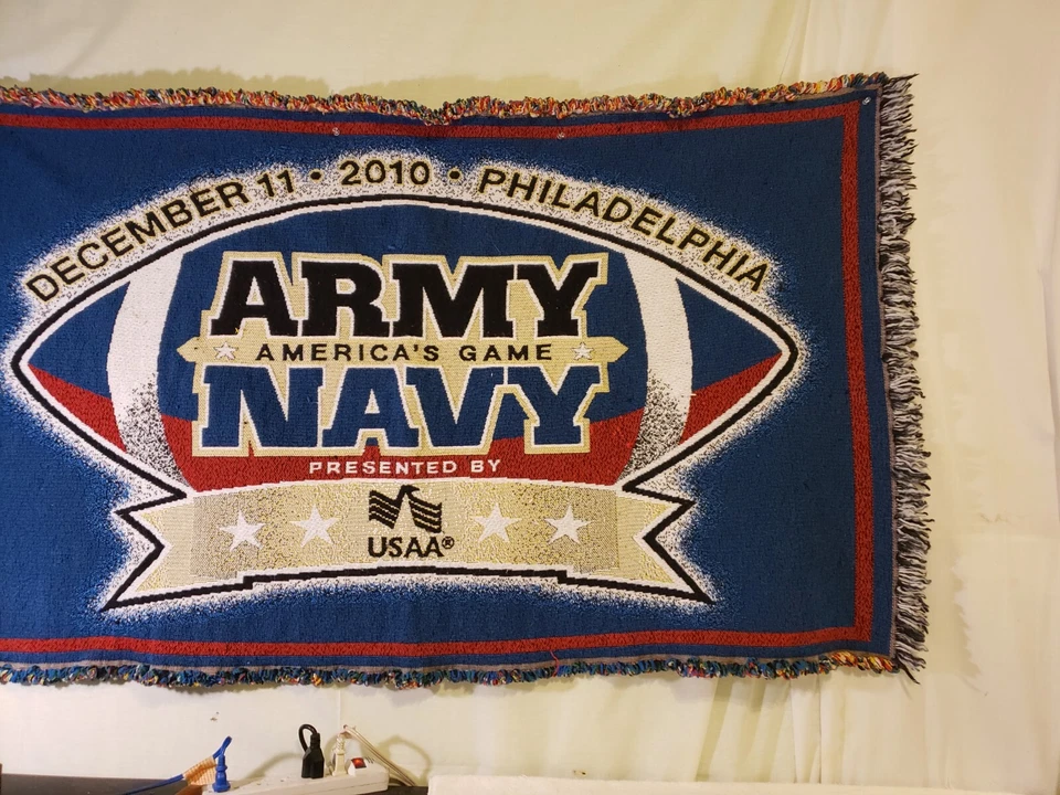 Rug 56 long 33 wide .Army-Navy December 11 2010 Philadelphia USAA Multicolored - Image 2 of 4